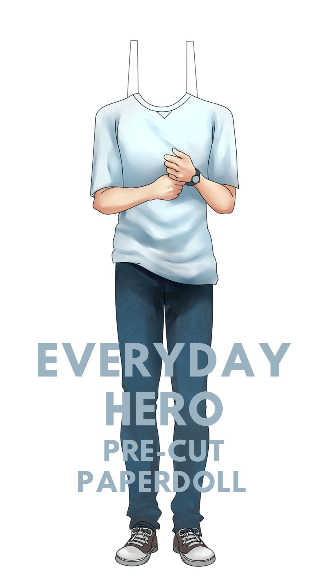 Everyday Hero Pre-Cut Paperdoll