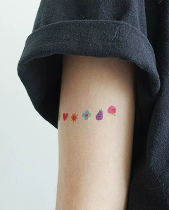 71 in 1 Tattoo "Fruits & Flowers"