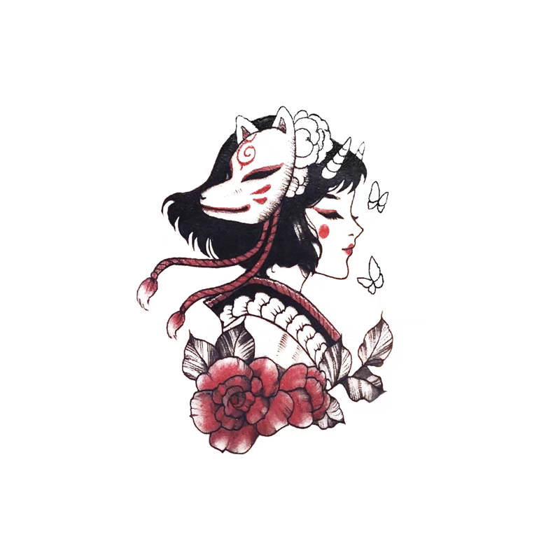 Tattoo Foxie Geisha Collections