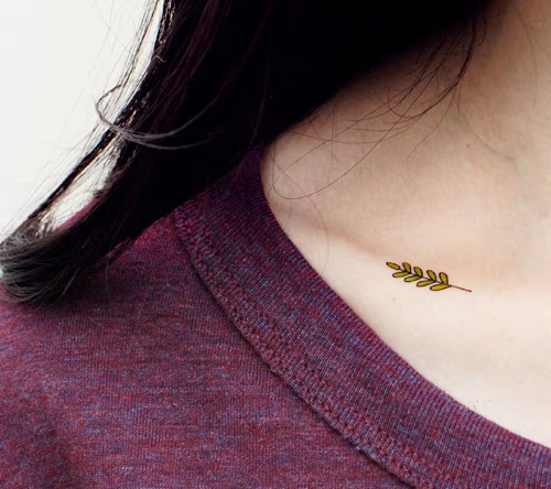 3 in 1 Tattoo "Leaf"