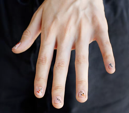 3 in 1 Tattoo "Wreath of Smile"