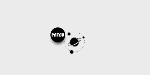 Tattoo "Planet" B&W