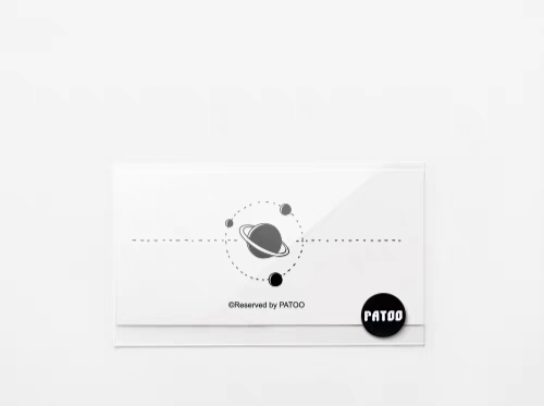 Tattoo "Planet" B&W