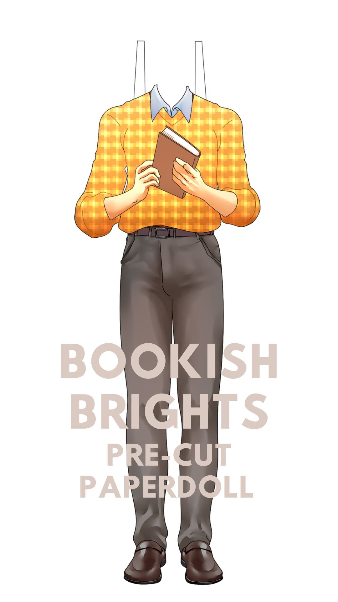 Bookish Brights Pre-Cut Paperdoll