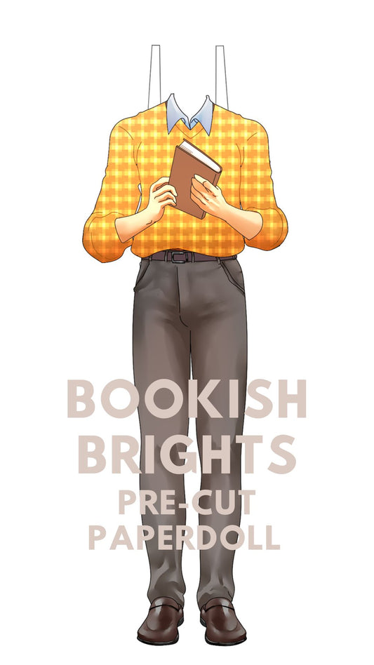 Bookish Brights Pre-Cut Paperdoll