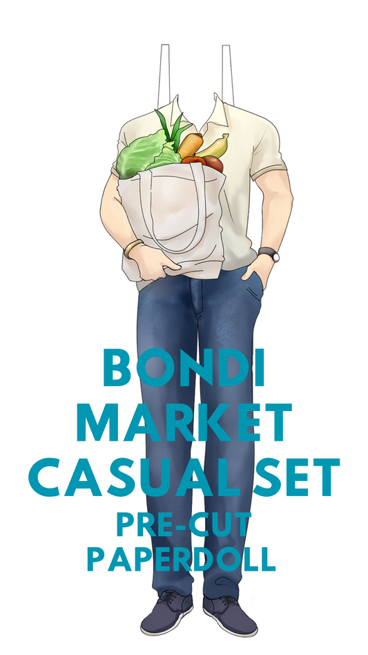 Bondi Market Day Casual Pre-Cut Paperdoll