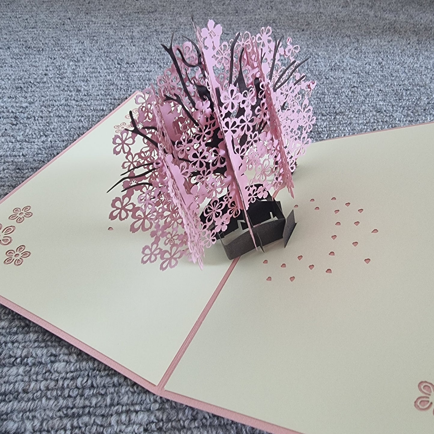 3D Cherry Couple Card