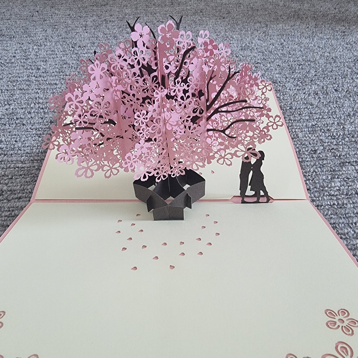 3D Cherry Couple Card