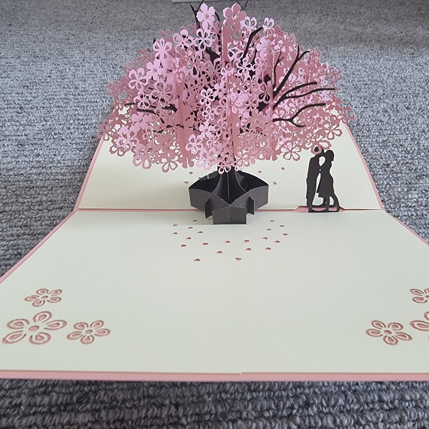 3D Cherry Couple Card