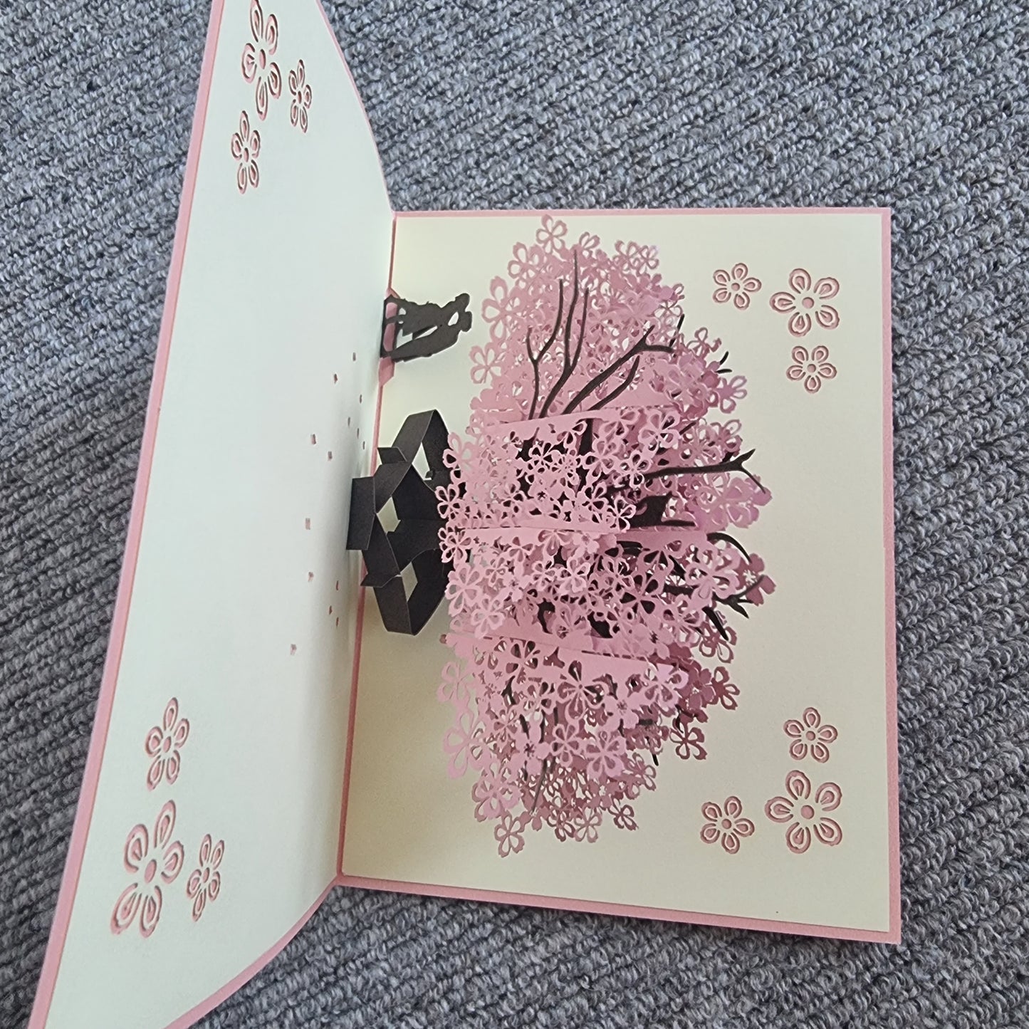 3D Cherry Couple Card