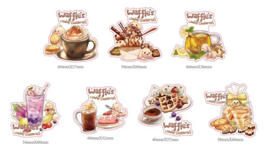 Stickers: Waffles Picnics