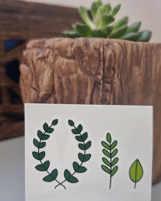 3 in 1 Tattoo "Leaf"