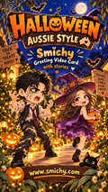 Halloween Aussie Style| Halloween Greeting V-Card