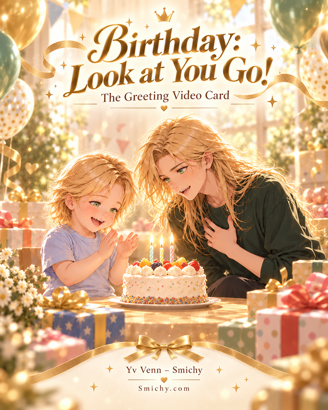 BOY “Birthday: Look at You Go!” | a video greeting card with a story and song