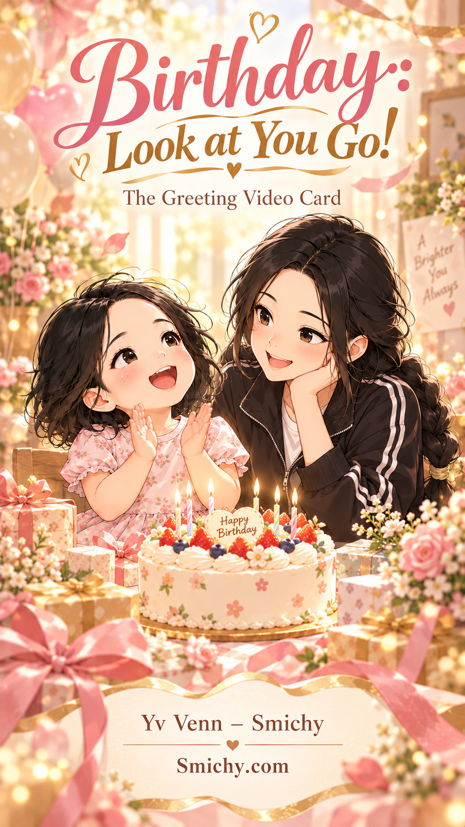 GIRL “Birthday: Look at You Go!” | a video greeting card with a story and song