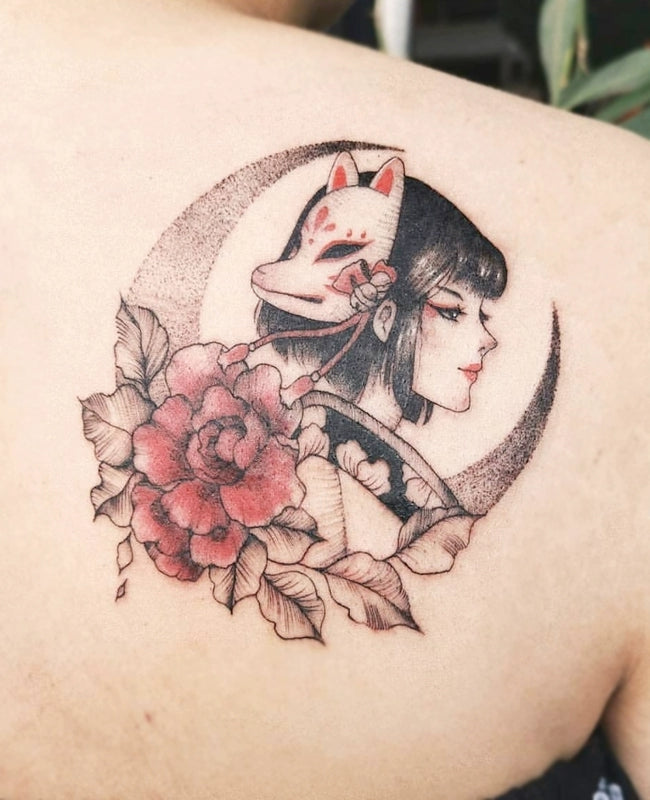 Tattoo Foxie Geisha