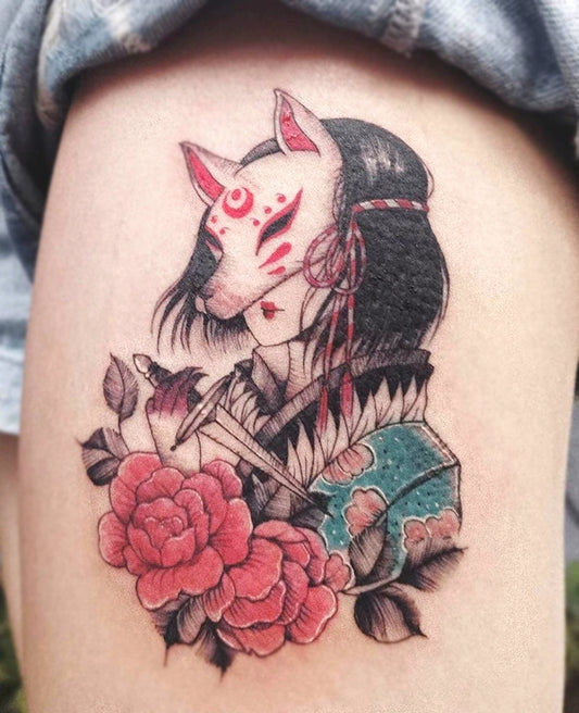 Tattoo Foxie Geisha