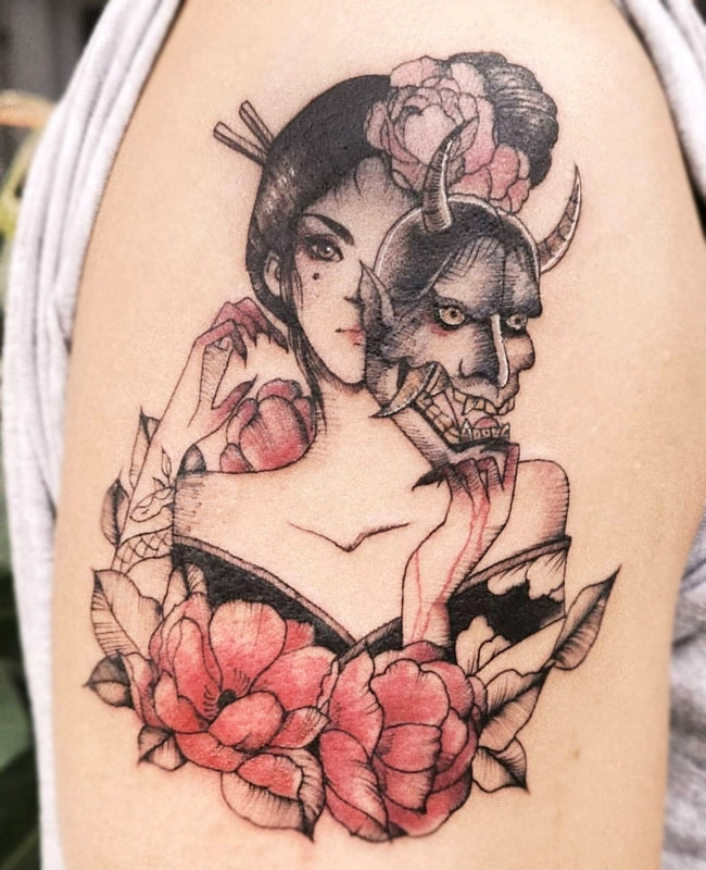 Tattoo Foxie Geisha