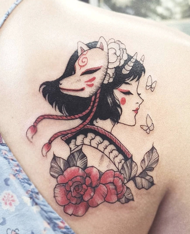 Tattoo Foxie Geisha