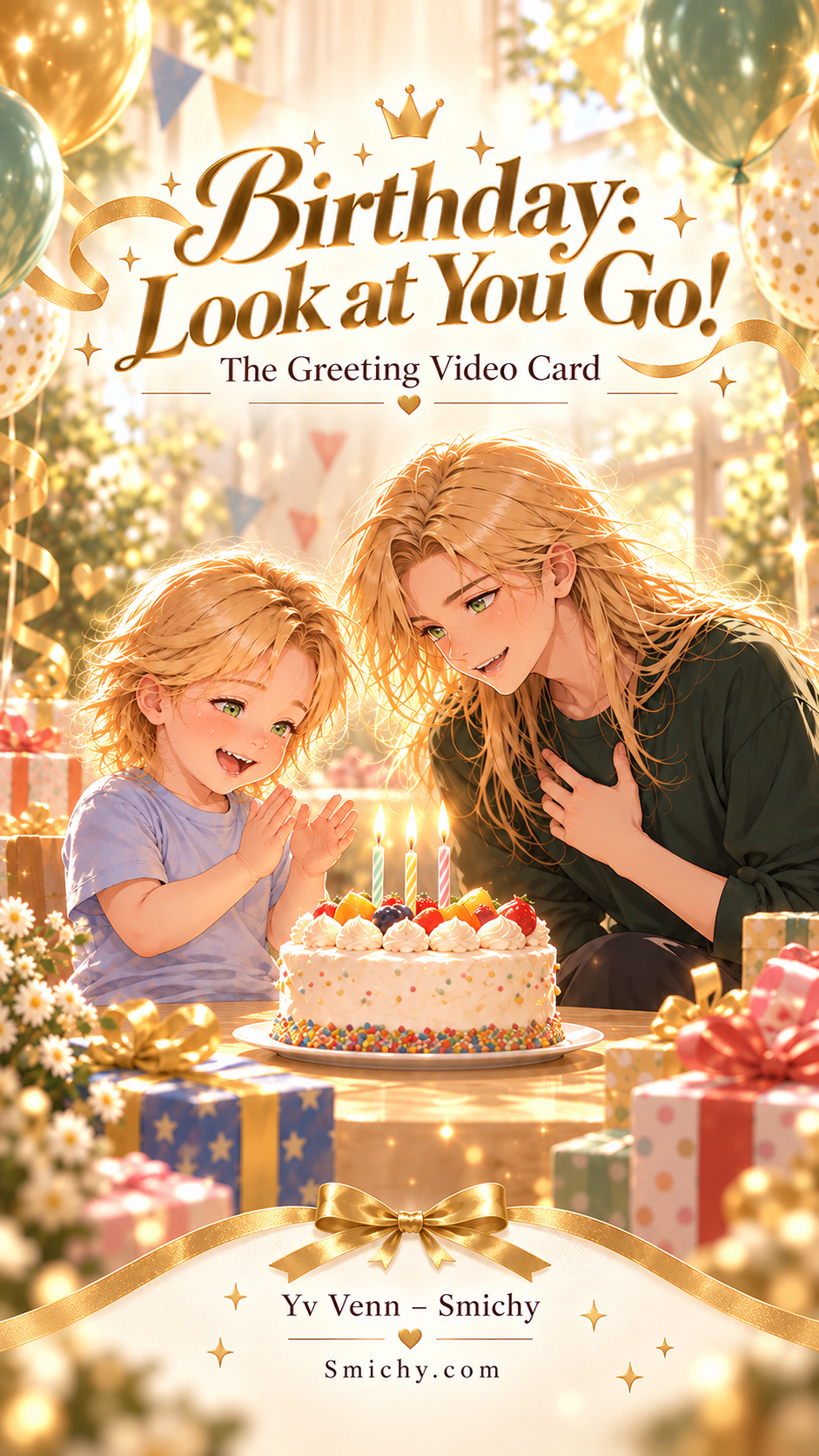 BOY “Birthday: Look at You Go!” | a video greeting card with a story and song
