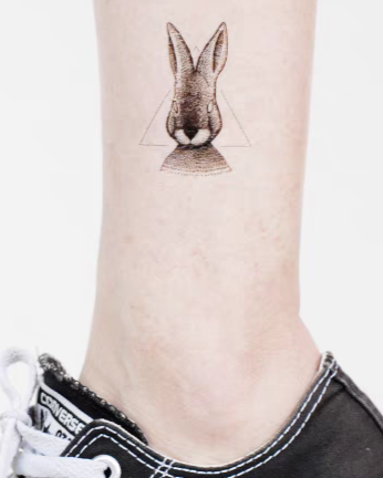 Tattoo "Mr Bunny" B&W