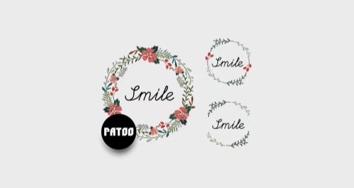 Tattoo "Wreath of Smile"