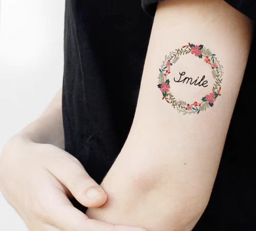 Tattoo "Wreath of Smile"