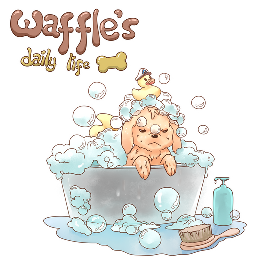 Waffle Hates Bath Time 🛁🫧🐾